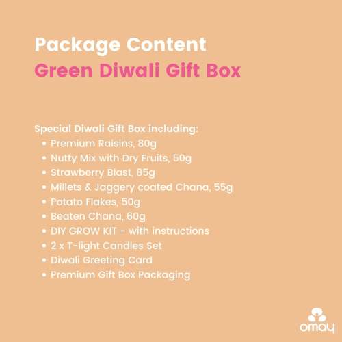 Omay Foods: Green Diwali Delights Gift Box