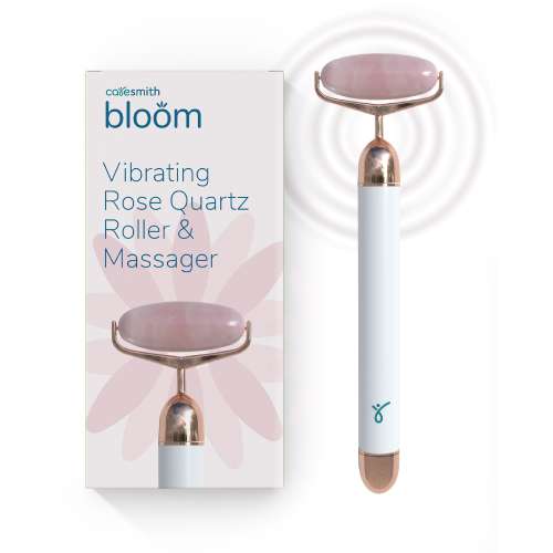 Caresmith: Bloom Vibrating Rose Quartz Face Roller