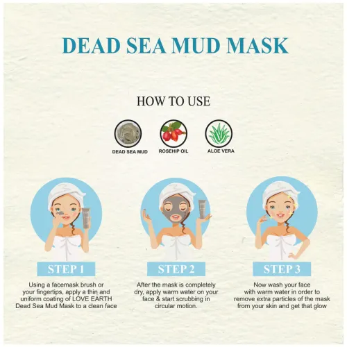 Love Earth: Dead Sea Mud Mask - 50gm