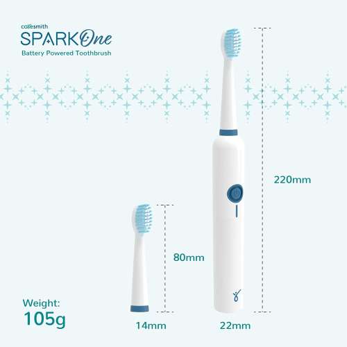 Caresmith: Spark One Electric Battery Toothbrush - White