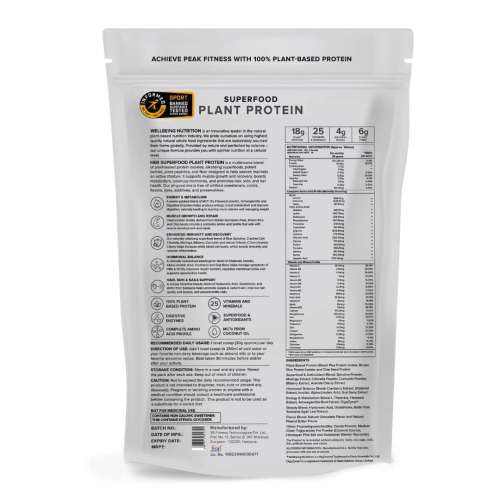Wellbeing Nutrition: Her Superfood Plant Protein - Chocolate Peanut Butter - 500gm