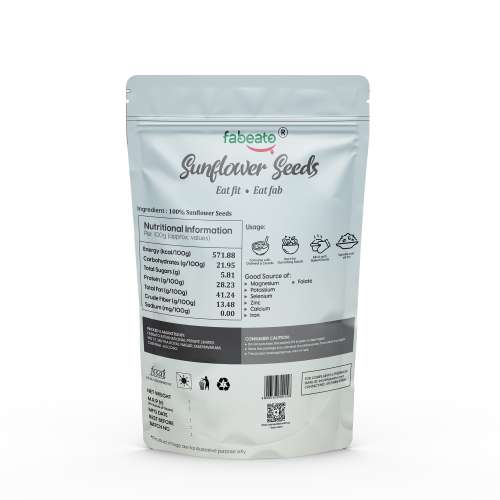 Fabeato: Natural Raw Premium Sunflower Seeds - 250gm