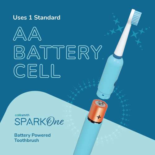 Caresmith: Spark One Electric Battery Toothbrush | Blue Caresmith: Spark One Electric Battery Toothbrush | Blue