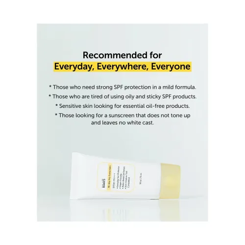 Klairs: All-Day Airy Sunscreen SPF 50+ PA++++ | 50gm