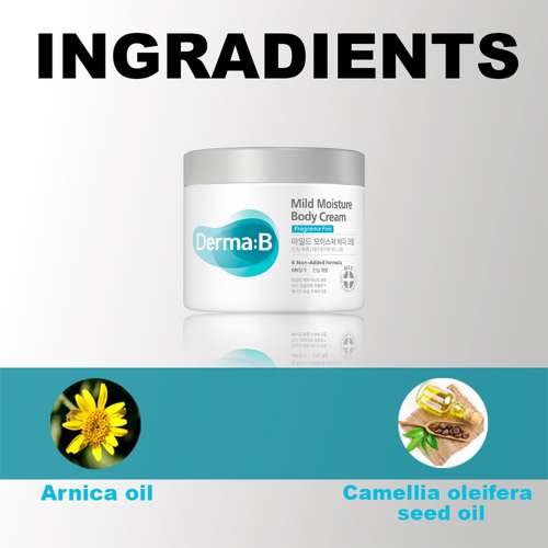 Derma B: Mild Moisture Body Cream - 430ml