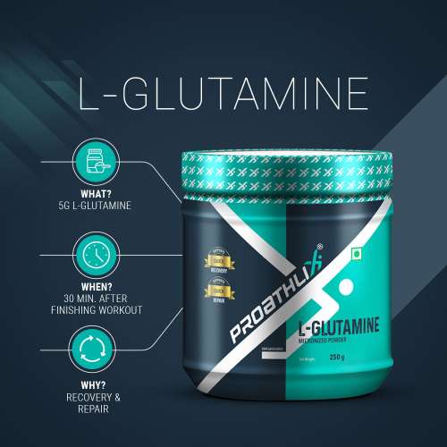 Proathlix: L-Glutamine - Unflavoured - 250gm                              