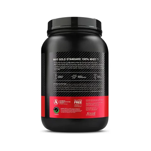 Optimum Nutrition: Gold Standard 100% Whey Protein Powder - 2 lbs - Vanilla Ice Cream