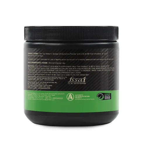 Optimum Nutrition: Glutamine Powder | Muscle Recovery | Muscle Repair | Post-Workout Recovery | Unflavored | 250gm
