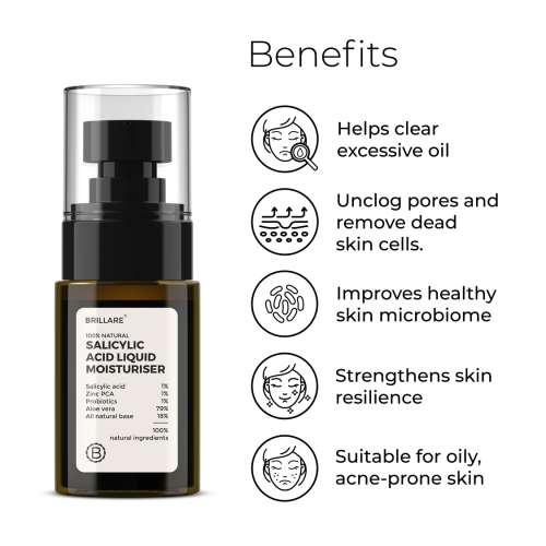 Brillare: Salicylic Acid Liquid Moisturiser - 30ml