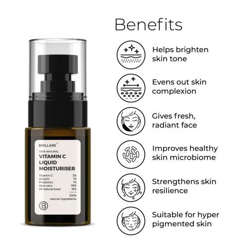 Brillare: Vitamin C Liquid Moisturiser - 30ml