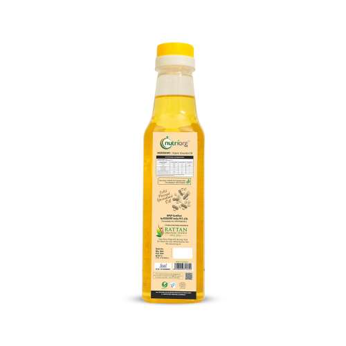 Nutriorg: Certified Organic Groundnut Oil - 500 ml