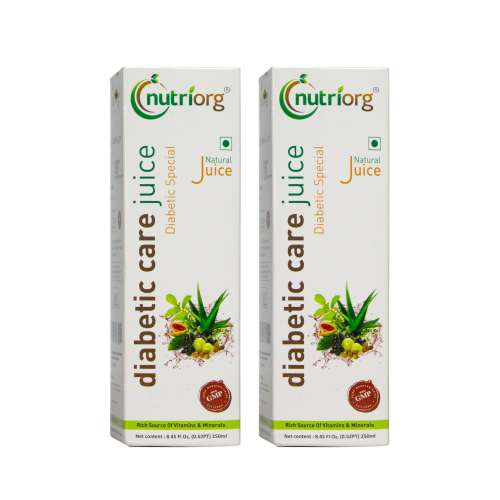 Nutriorg: Diabetic Care Juice - 250 ml ( Pack of 2)