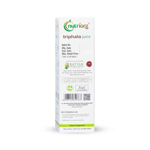 Nutriorg: Triphala Juice - 250 ml ( Pack of 2)