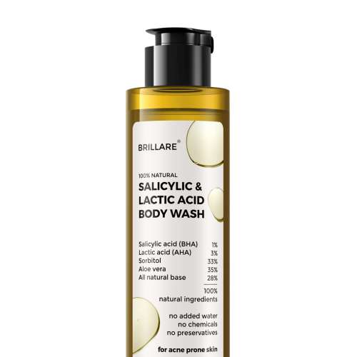 Brillare: Salicylic & lactic Acid Body Wash - 200ml