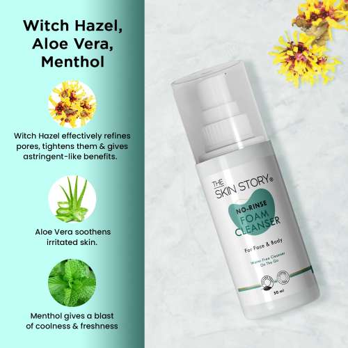 The Skin Story: No Rinse Foam Cleanser - 50ml