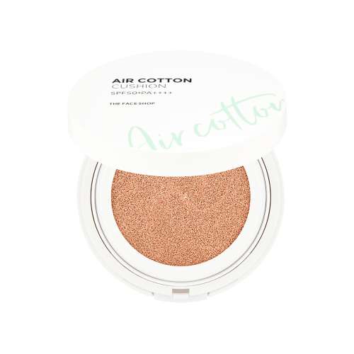 The Face Shop: Air Cotton Cushion SPF50+ PA++++ (205 Dark Beige)