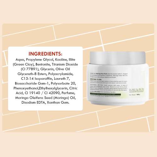 The Skin Story: Hydrating Moringa Face Pack - 100 gm