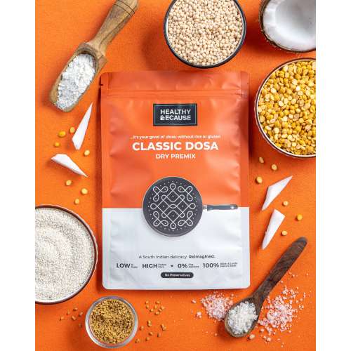 Healthy Because: Classic Dosa Premix, 400 Gms Healthy Because: Classic Dosa Premix, 400 Gms