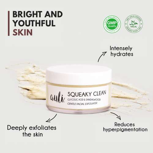 AULI: Exfoliating Scrub AHA 5% and Licorice Scrub - 100gm