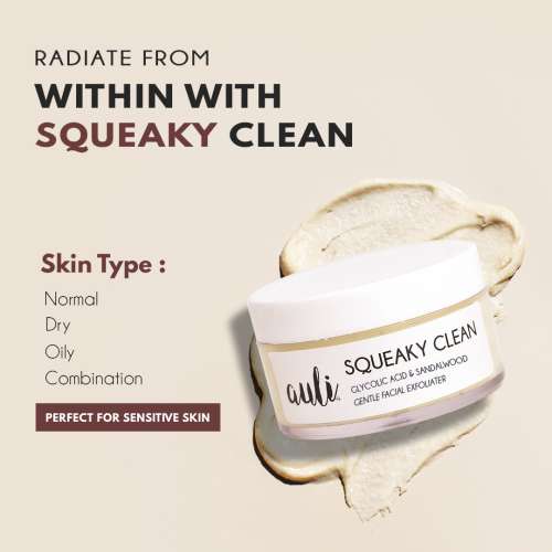 AULI: Exfoliating Scrub AHA 5% and Licorice Scrub - 100gm