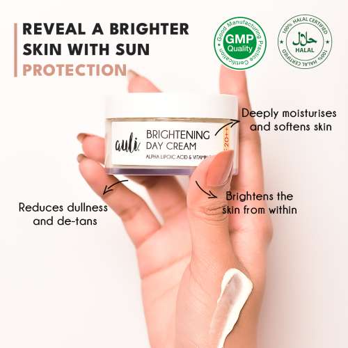 AULI: Skin Brightening Day Cream with SPF 20 ,, - 50 gm