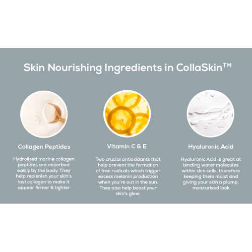 TrueBasics: CollaSkin, Marine Collagen Peptides | Orange, 100 g