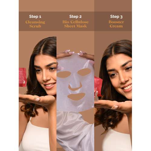 LuxaDerme: Revive & Radiate 3 Step Korean Facial Kit 25ml