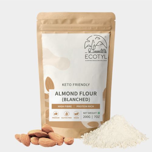 Ecotyl: Natural Almond Flour (Blanched) - 200gm
