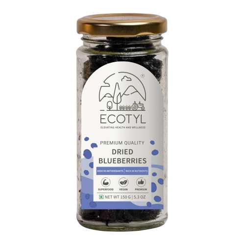 Ecotyl: Natural Dried Blueberries - 150gm Ecotyl: Natural Dried Blueberries - 150gm
