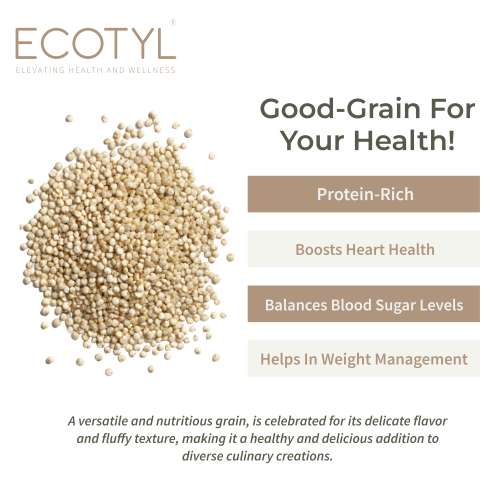 Ecotyl: Quinoa (White) | Gluten Free | High Protein | 500g