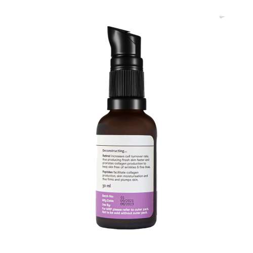 Deconstruct Skincare: Retinol & Peptide Serum- 0.2% Retinol + 1% Peptide - 30ml