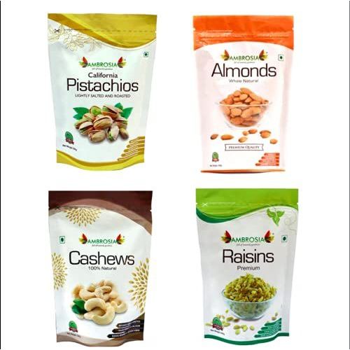 Ambrosia: Ambrosia Dry Fruit Combos - Almond Kernels, Pista, Cashew, Raisins