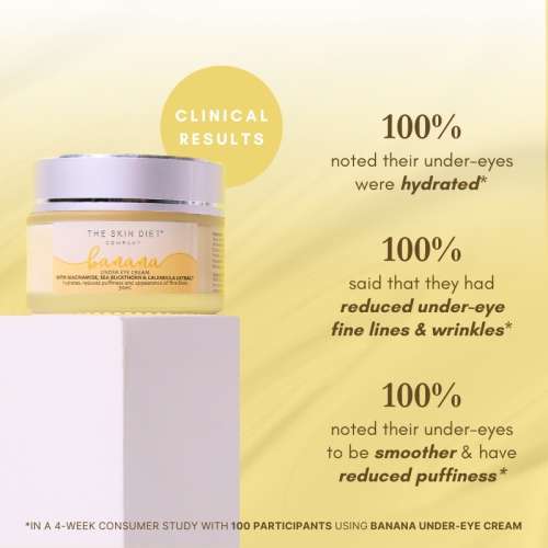 The Skin Diet Company: Banana Under Eye Cream - 30ml The Skin Diet Company: Banana Under Eye Cream - 30ml