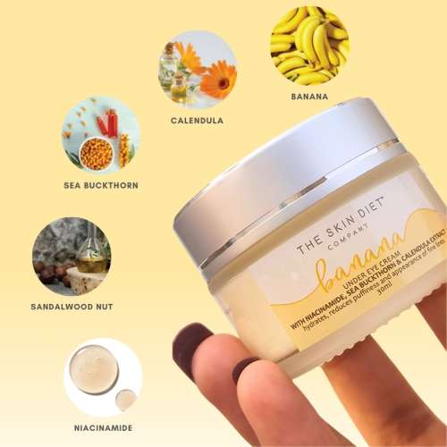 The Skin Diet Company: Banana Under Eye Cream - 30ml The Skin Diet Company: Banana Under Eye Cream - 30ml