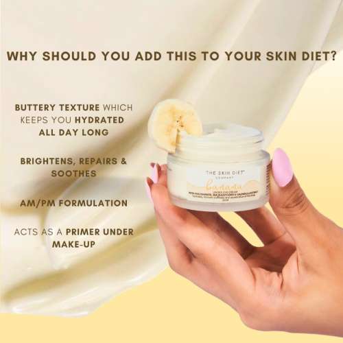 The Skin Diet Company: Banana Under Eye Cream - 30ml The Skin Diet Company: Banana Under Eye Cream - 30ml