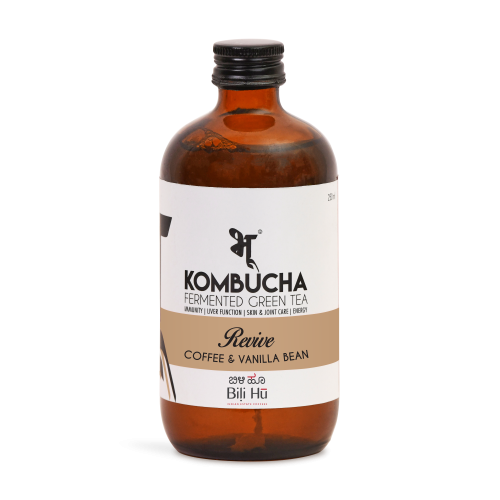Bhu: Fermented Green Tea - Revive: Coffee & Vanilla Bean 250ml (Pack of 1)
