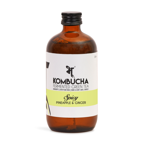 Bhu: Fermented Green Tea - Spicy: Pineapple & Ginger 250ml (Pack of 1)