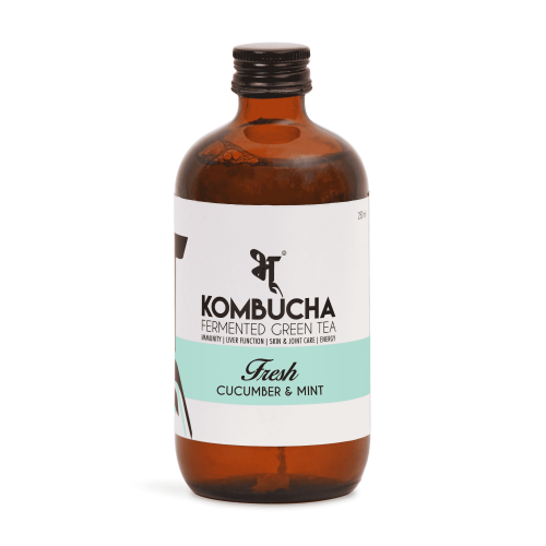 Bhu: Fermented Green Tea - Fresh: Cucumber & Mint 250ml (Pack of 1)