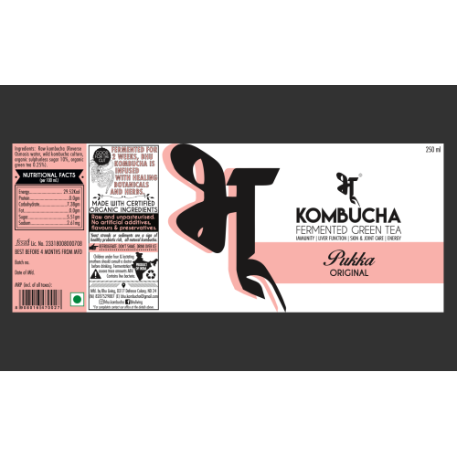 Bhu: Fermented Green Tea - Pukka Original 250ml