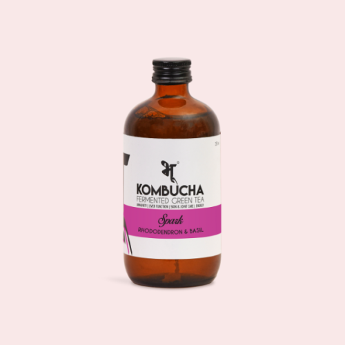 Bhu: Fermented Green Tea - Spark: Rhododendron & Basil 250ml (Pack of 1)