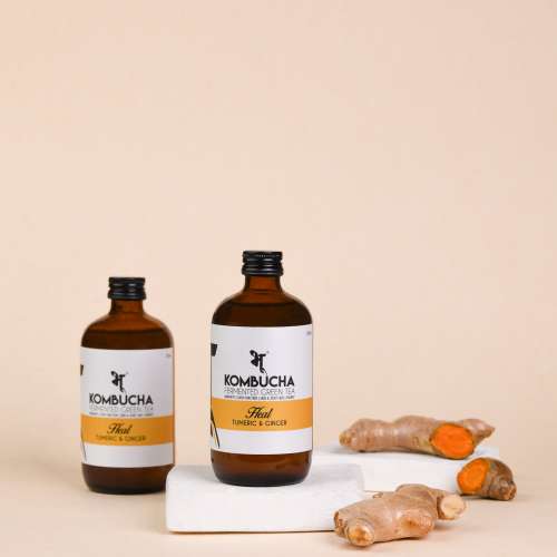 Bhu: Fermented Green Tea - Heal: Turmeric & Ginger 250ml (Pack of 1) Bhu: Fermented Green Tea - Heal: Turmeric & Ginger 250ml (Pack of 1)