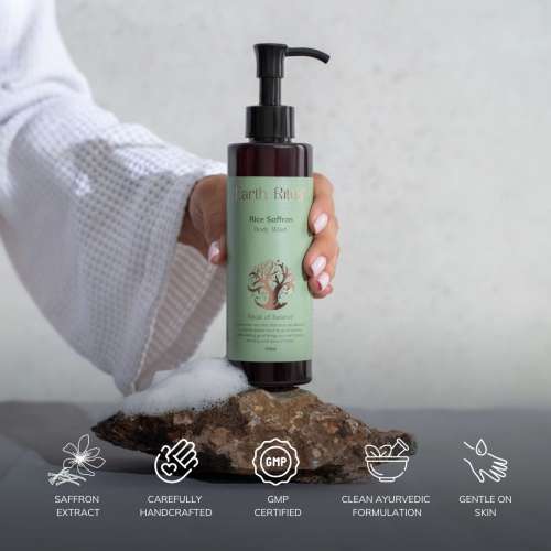 Earth Ritual: Body Wash - Rice Saffron (Balance)- 200ml
