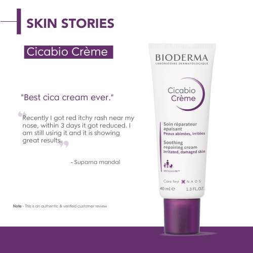 Bioderma: Cicabio creme repairing soothing cream irritated damaged skin baby children adult 40ml
