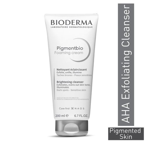 Bioderma: Pigmentbio Foaming Cream Brightening Exfoliating Cleanser For Face, 200 ml
