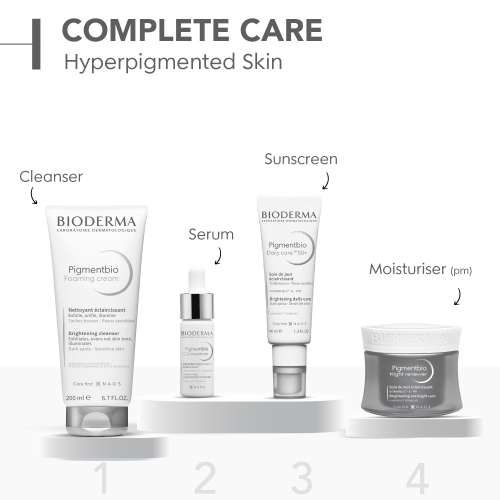 Bioderma: Pigmentbio Foaming Cream Brightening Exfoliating Cleanser For Face, 200 ml