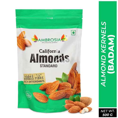 Ambrosia: Whole Almonds - 500gm