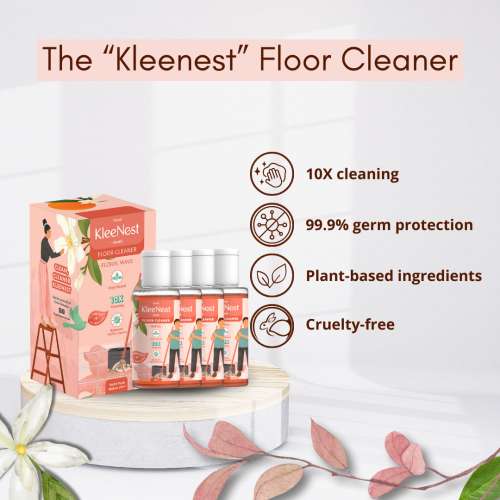 Kleenest: Floral Wave Floor Cleaner liquid concentrate Starter Kit - 1.5L