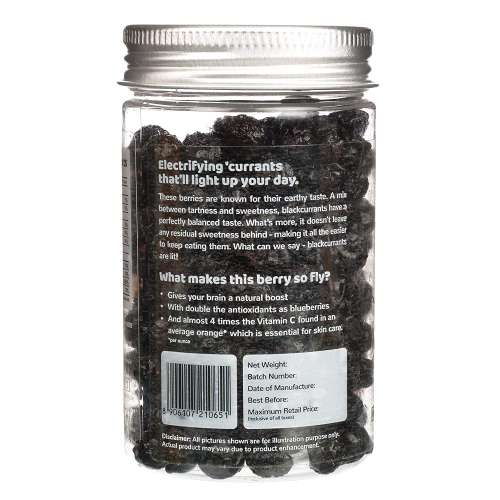 Flyberry Gourmet: Brilliant Blackcurrant, 100g (Apple juice infused)