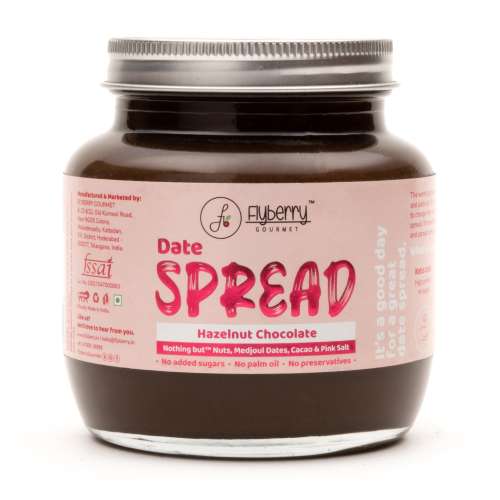 Flyberry Gourmet: Choco Hazelnut Spread, 250g | Sugarfree | Vegan | Keto & Diabetes Friendly
