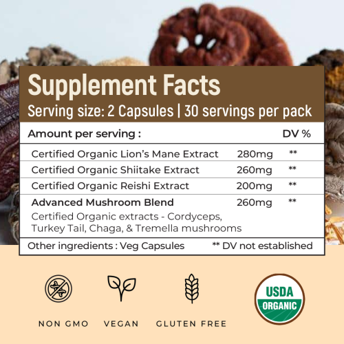 Rooted Active Naturals: Siberian Chaga mushroom Extract  (60 g) |Blood Sugar, Heart & Immunity. USDA Organic, 35% Beta Glucans Rooted Active Naturals: Siberian Chaga mushroom Extract  (60 g) |Blood Sugar, Heart & Immunity. USDA Organic, 35% Beta Glucans